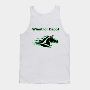 Winstrol Depot - Green Outline Tank Top